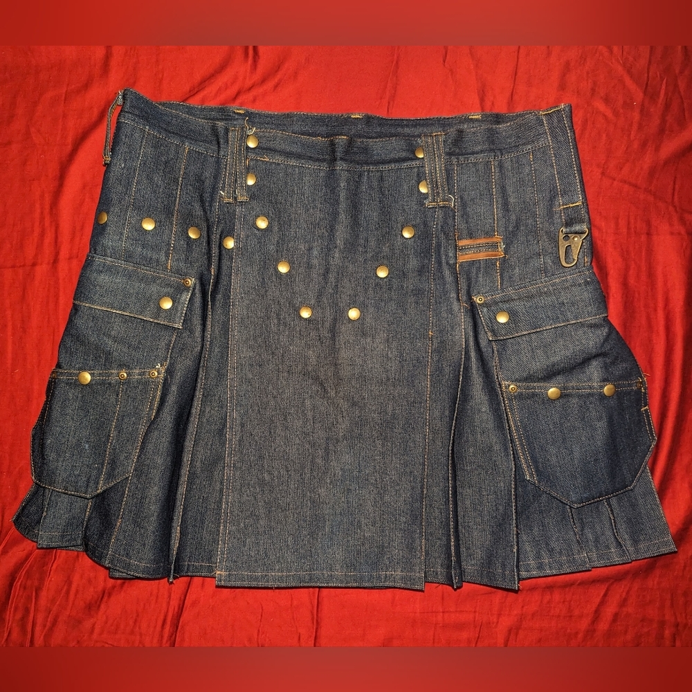 Denim Men's Kilt by Utilikilt